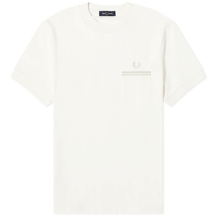 Photo: Fred Perry Men's Loopback Jersey T-Shirt in Ecru