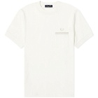 Fred Perry Men's Loopback Jersey T-Shirt in Ecru