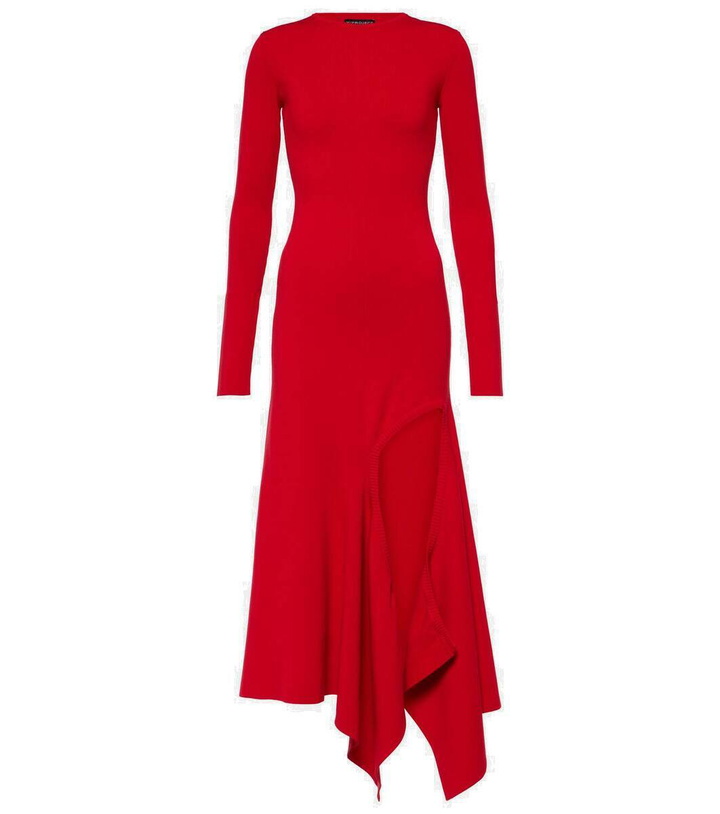 Photo: Y/Project Asymmetric jersey maxi dress