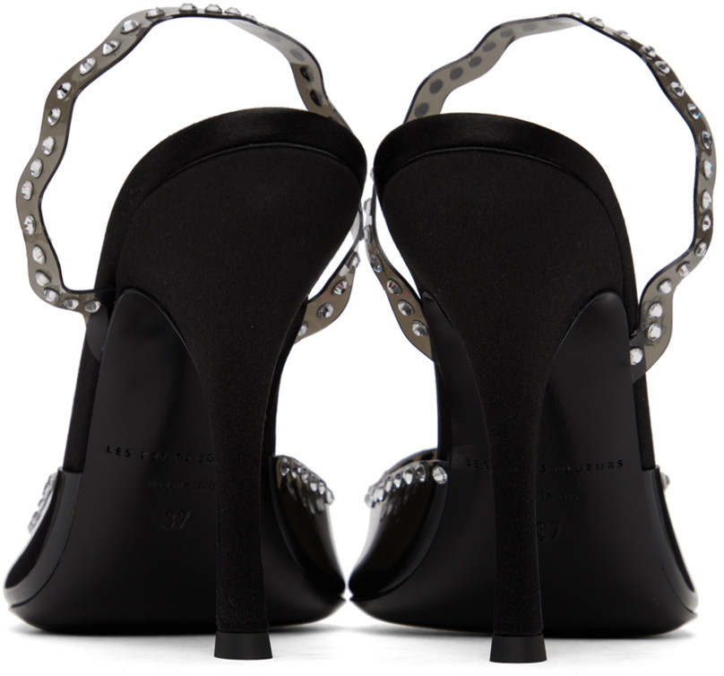 Les Petits Joueurs Black Jerry Waves Heels