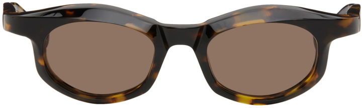 Photo: FACTORY900 SSENSE Exclusive Brown RF-043 Sunglasses
