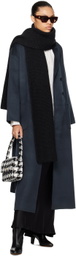 ANINE BING Black Hannah Scarf