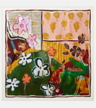 Alémais x MLAK printed silk twill scarf