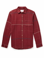 Portuguese Flannel - Torso Checked Cotton-Flannel Shirt - Red