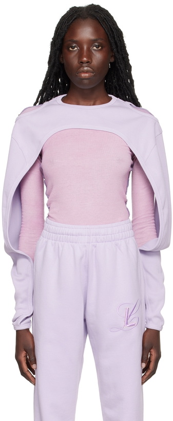 Photo: Luar Purple Bolero Long Sleeve T-Shirt