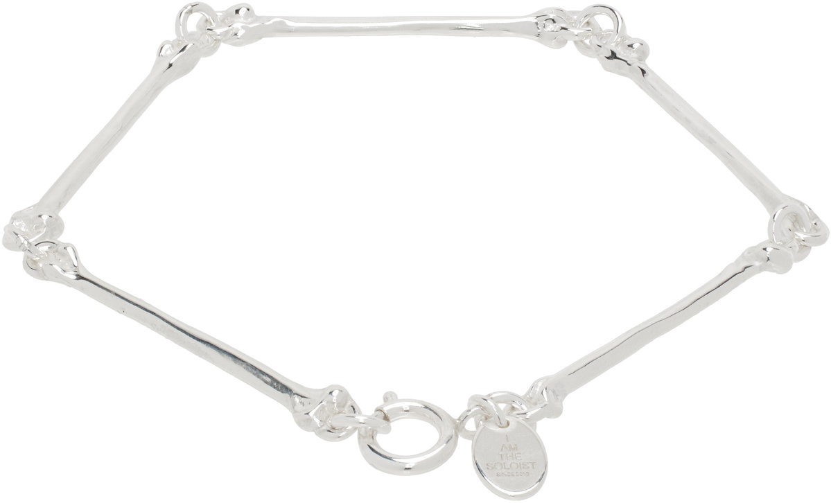 TAKAHIROMIYASHITA TheSoloist. Silver M Skeleton Bone Bracelet