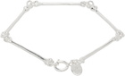 TAKAHIROMIYASHITA TheSoloist. Silver M Skeleton Bone Bracelet