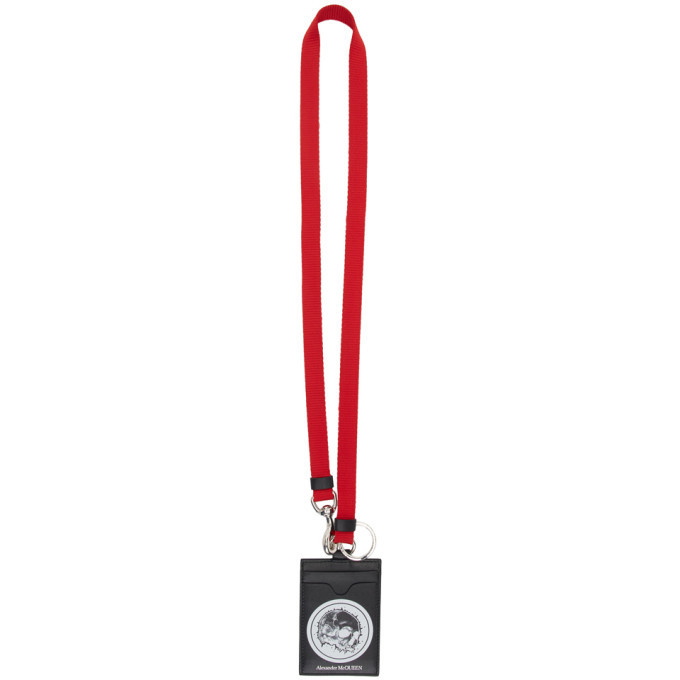 Photo: Alexander McQueen Black Lanyard Card Holder