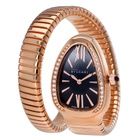 Bvlgari Serpenti Tubogas Black Opaline Dial 18k Pink Gold Quartz Ladies Watch 101815