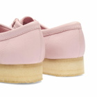 Clarks Originals Women's Leather Wallabee Boot in Baby Pink Lea
