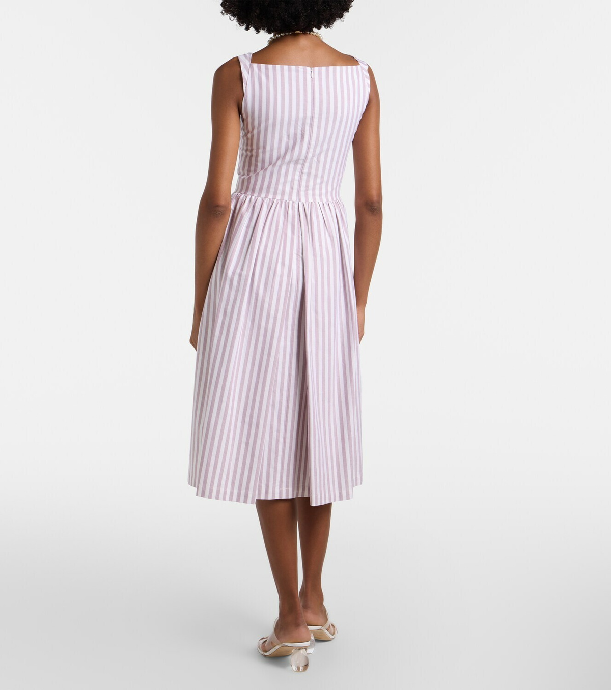 Vivienne Westwood Sunday striped cotton midi dress
