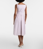 Vivienne Westwood Sunday striped cotton midi dress