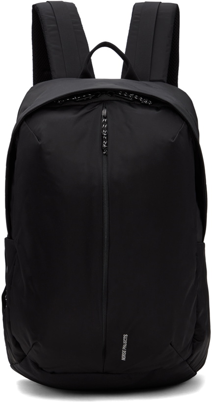 Photo: NORSE PROJECTS Black Nylon Day Pack Backpack