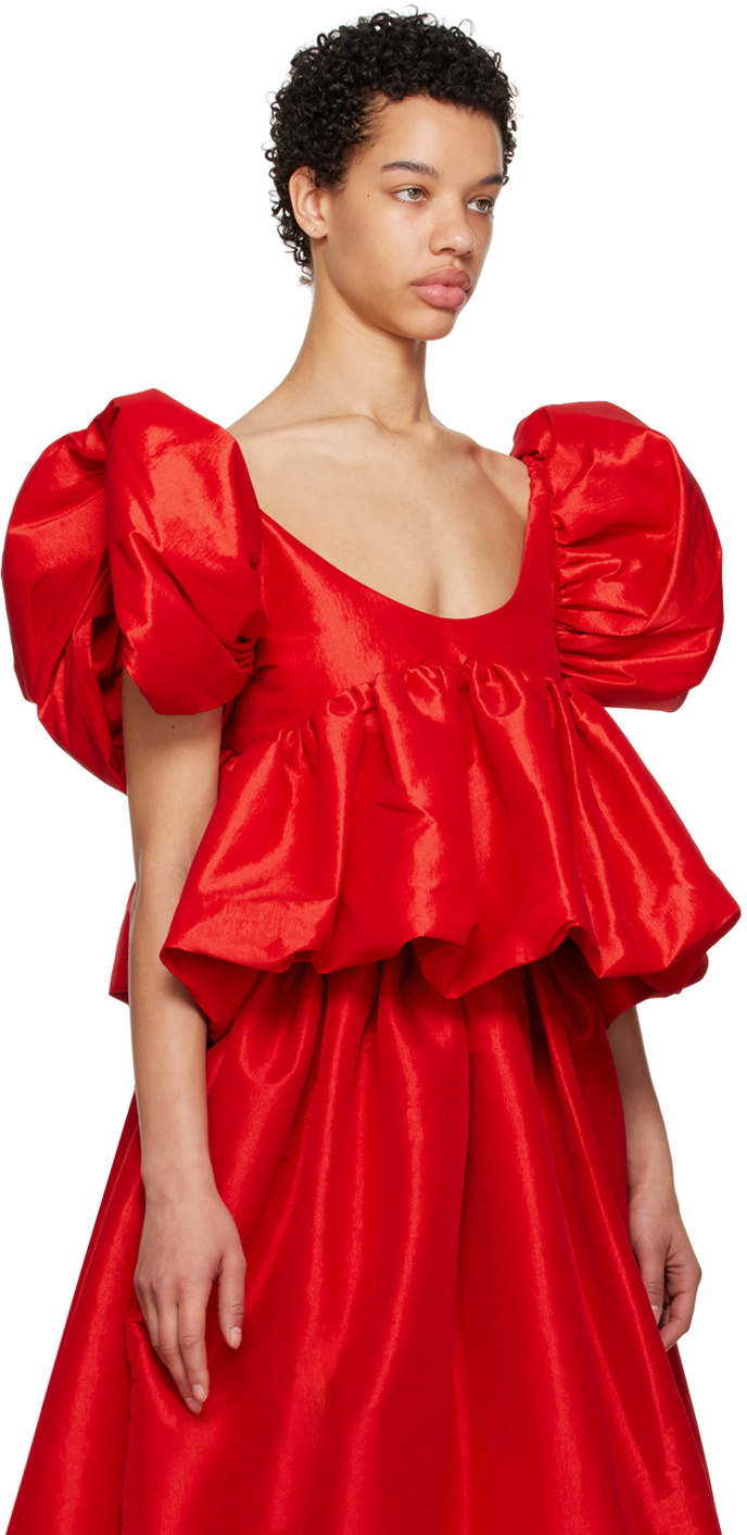 Kika Vargas SSENSE Exclusive Red Chiara Blouse Kika Vargas