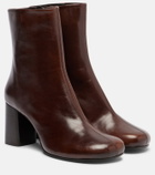Lemaire Anatomic 80 leather ankle boots