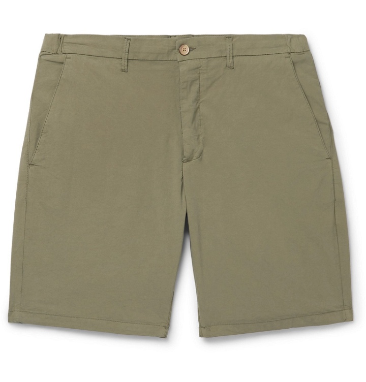 Photo: Altea - Dumbo Cotton-Blend Shorts - Green
