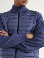 Canada Goose - HyBridge® Ribbed Wool and Quilted Shell Down Jacket - Blue