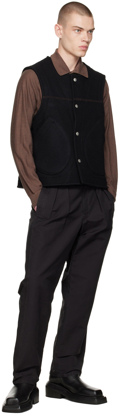3MAN Black Blanket Vest
