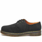 Dr. Martens Men's 1461 3-Eye Shoe in Black Duchess Corduroy