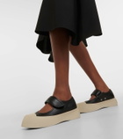 Marni Leather Mary Jane sneakers