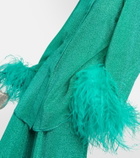 Oséree Lumière Plumage long shirt