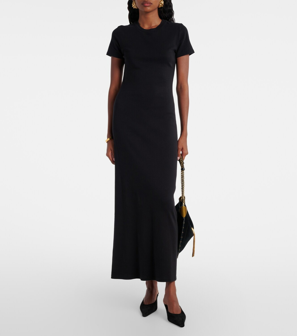 Nili Lotan Lucinda cotton jersey T-shirt dress