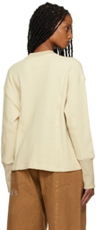 Nicholas Daley Off-White Crewneck Long Sleeve T-Shirt