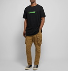 nonnative - Factory Oversized Logo-Print Cotton-Jersey T-Shirt - Black