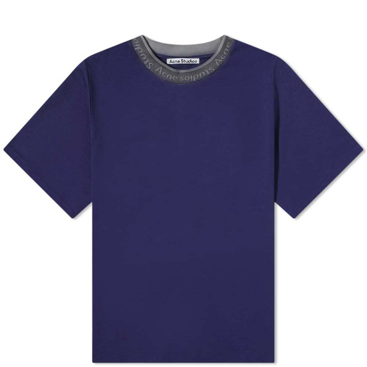 Photo: Acne Studios Extorr Reverse Logo Rib Tee