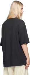 Acne Studios Black Printed T-Shirt