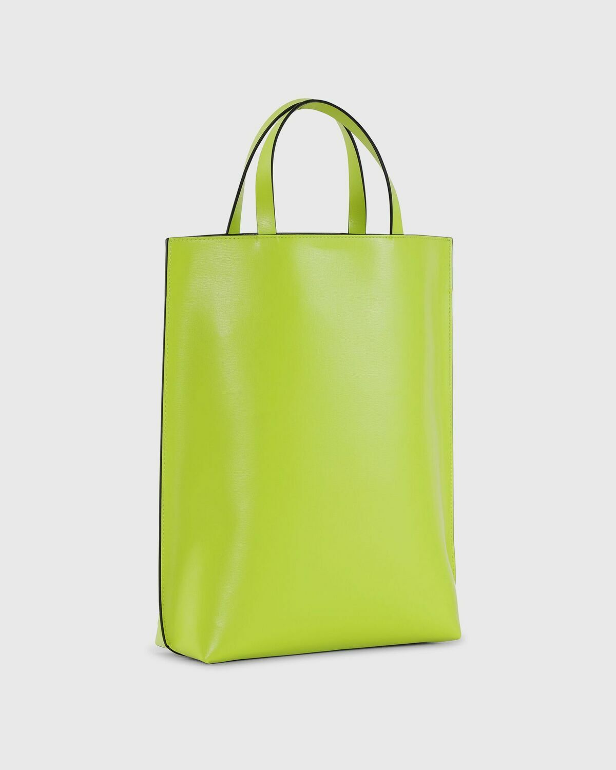 Ganni Banner Medium Tote Strap Green Bags GANNI