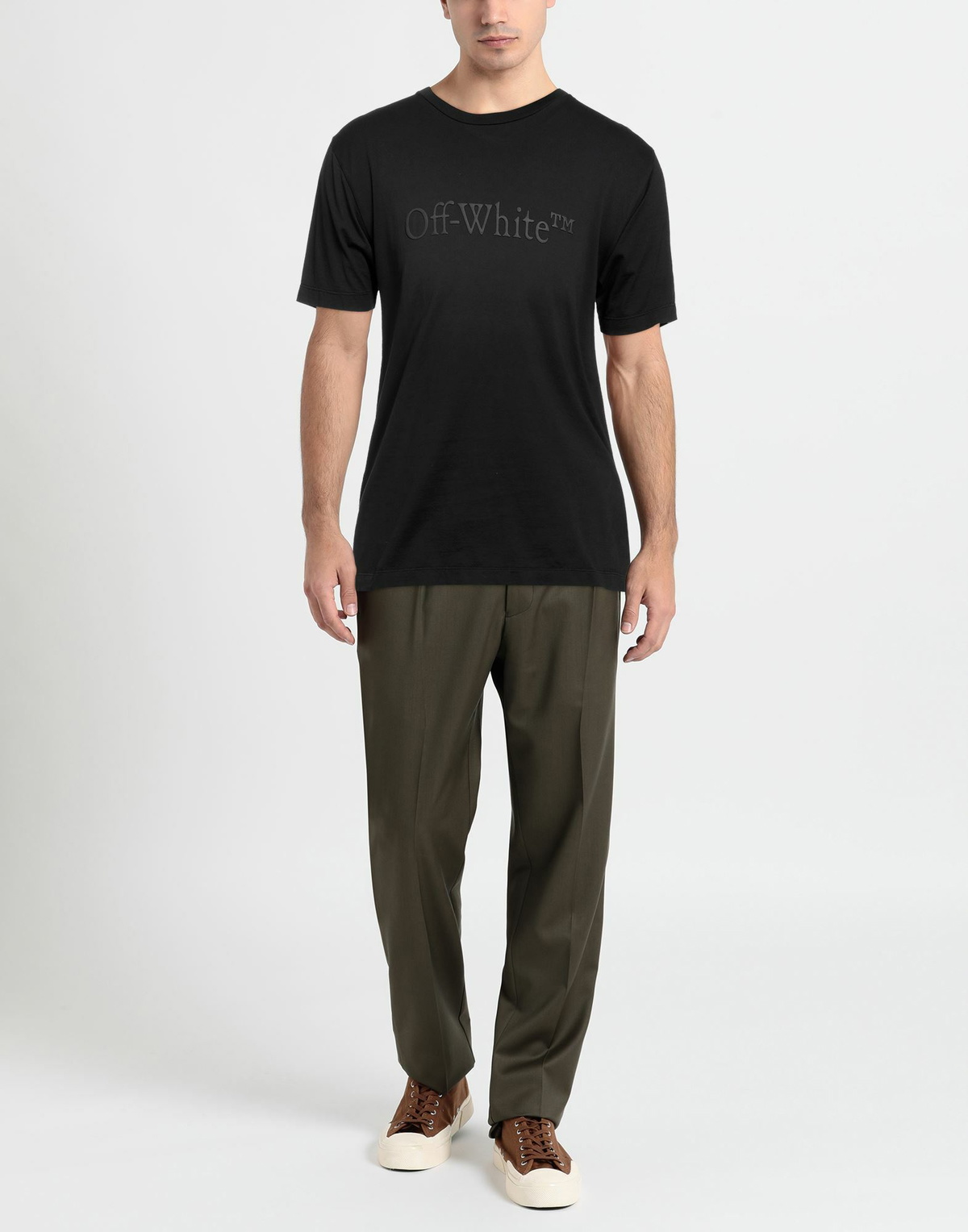 Off-white Mens T-shirt in Black