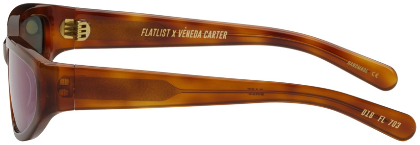 FLATLIST EYEWEAR Brown Veneda Carter Edition Daze Sunglasses