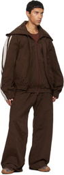 EGONlab Brown Fusion Track Jacket