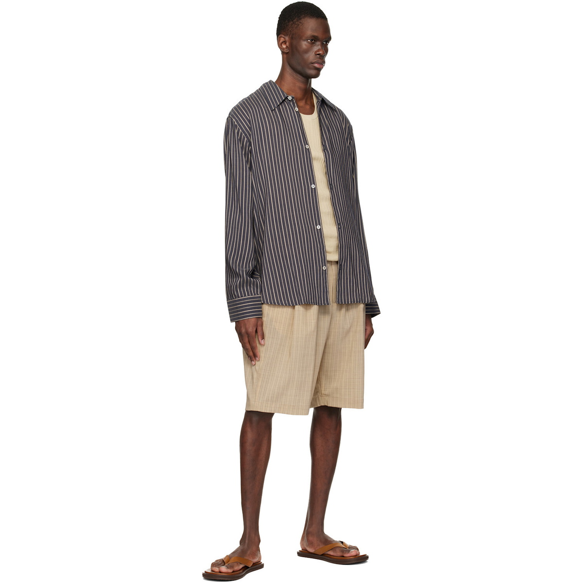 colbo Beige Dress Shorts