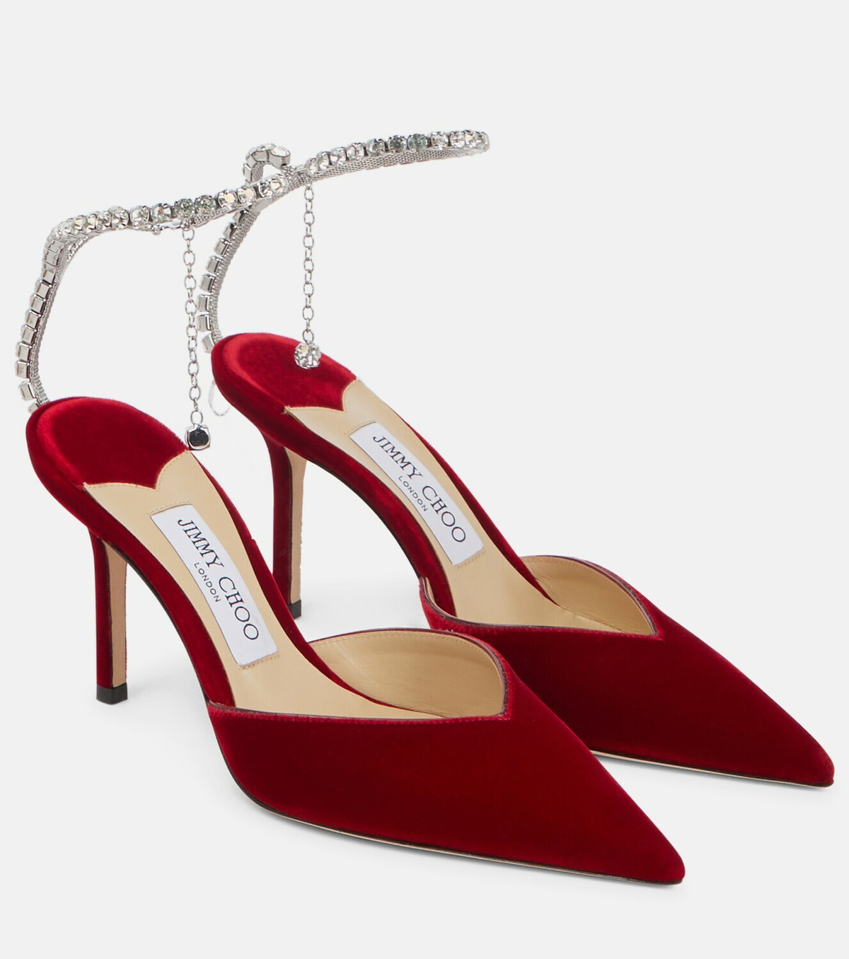 Jimmy Choo - Saeda 85 velvet pumps Jimmy Choo