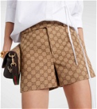 Gucci GG cotton-blend canvas shorts