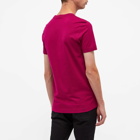 Calvin Klein Men's Micro Branding Essential T-Shirt in Dark Clove
