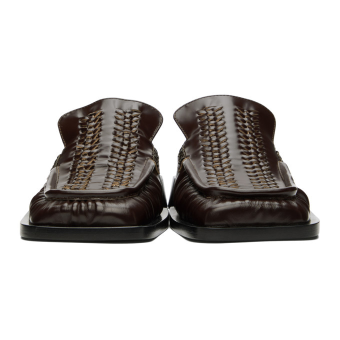 Jil Sander Brown Corsaro Mules Jil Sander