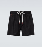 Kiton Logo swim trunks