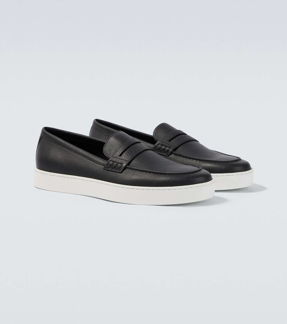 Manolo Blahnik Ellis leather loafers
