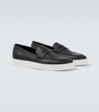Manolo Blahnik Ellis leather loafers