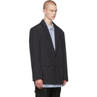 Juun.J Black Mid-Length Coat