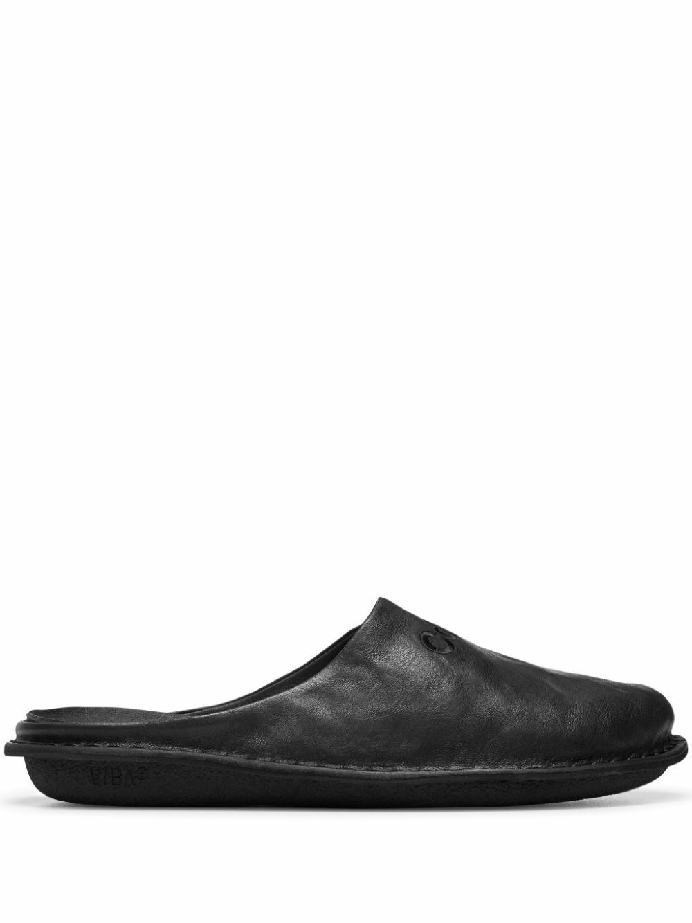 COMME des GARCONS HOMME × VIBA ミュール サンダル Comme des Garçons Homme Leather Slipper x Viba Roma in Black