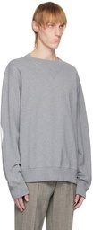 MM6 Maison Margiela Gray Oversized Sweatshirt