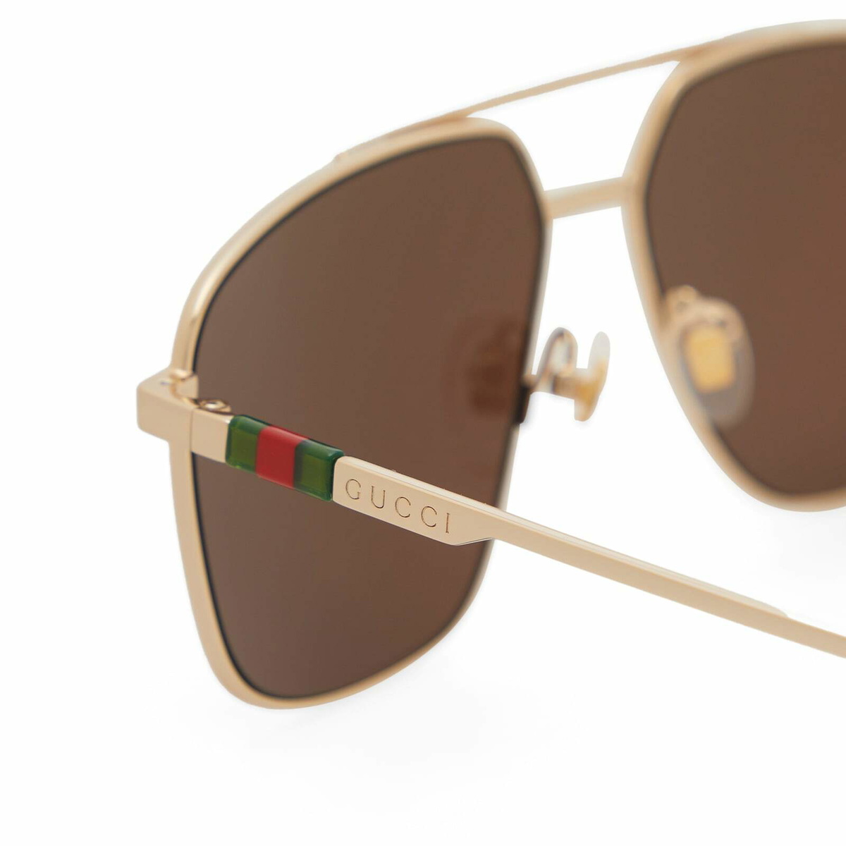 Gucci Brown Sunglasses with Gold Detail Gucci GG1923SA 003 Sunglasses Women main image 2