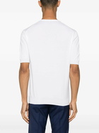 Fedeli White Cotton T-shirt