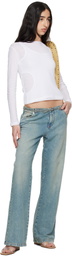 Gimaguas White Rei Tank Top & T-shirt Set