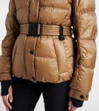 Moncler Grenoble Bataillouse belted down ski jacket