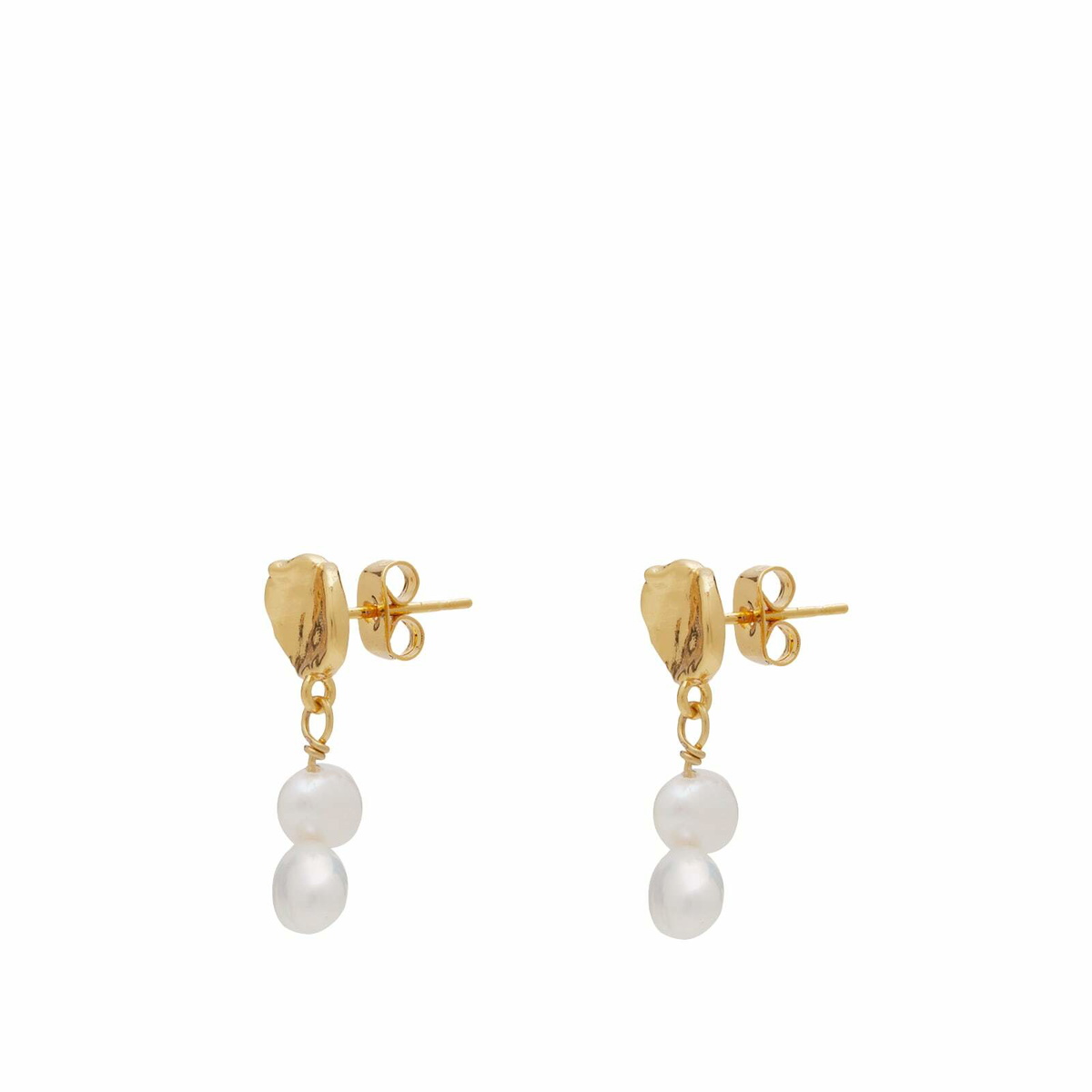 【ANNI LU】PEARLY DROP SHORT ピアス \"関税込み\" Anni Lu Women's Pearly Short Drop Earrings in White Anni Lu